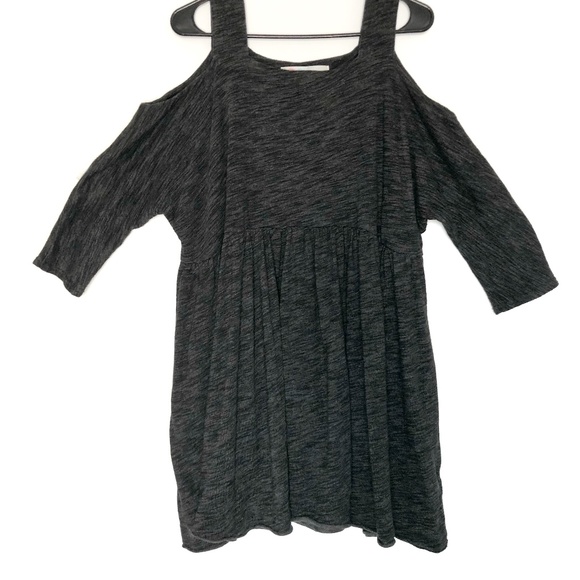 Free People Dresses & Skirts - Free People One Body Cold Shoulder Gray Dress